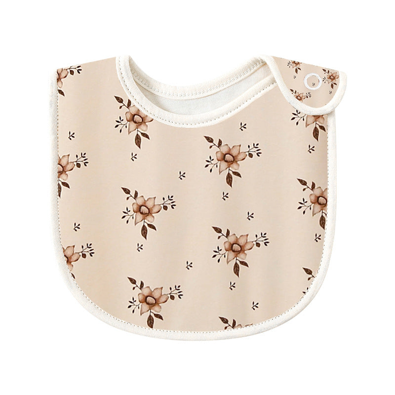 Baby Cotton Printed Bib Floral Nature