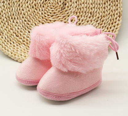 Thick Cotton Shoes Non Slip Velvet Soft Sole Baby Shoes