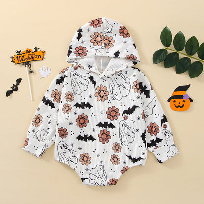 Halloween Autumn Newborn Infant Baby Boys Girls Rompers 0-24