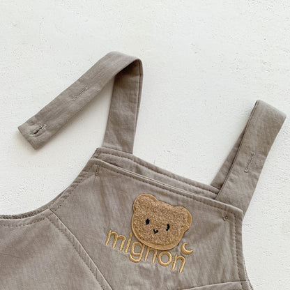 New Baby Bear Romper Overalls Suit