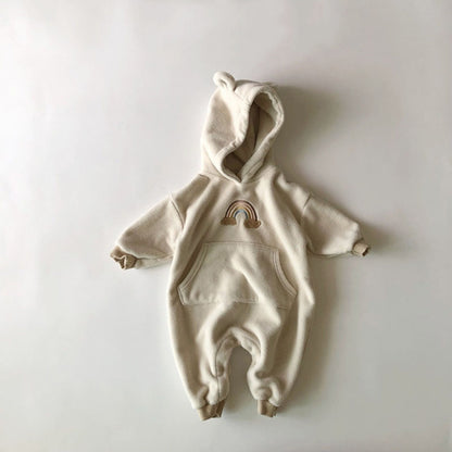 Children's One-piece Baby Hooded Sweater