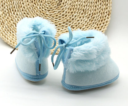 Thick Cotton Shoes Non Slip Velvet Soft Sole Baby Shoes