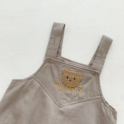 New Baby Bear Romper Overalls Suit