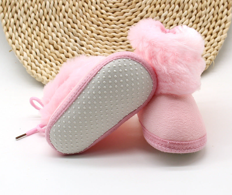 Thick Cotton Shoes Non Slip Velvet Soft Sole Baby Shoes