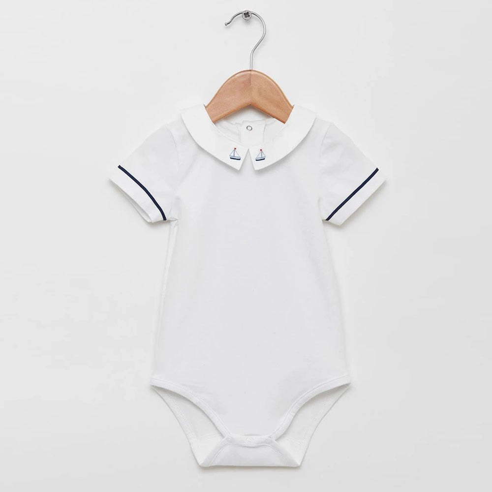 Cotton Short-Sleeved One-Piece Romper Baby Bag