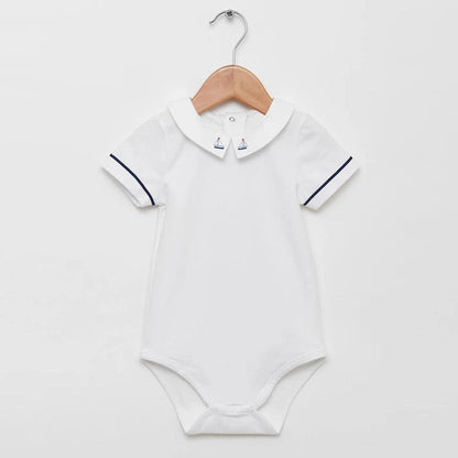 Cotton Short-Sleeved One-Piece Romper Baby Bag