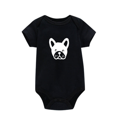 Baby Onesie Dog Print Summer Short Sleeve Bag