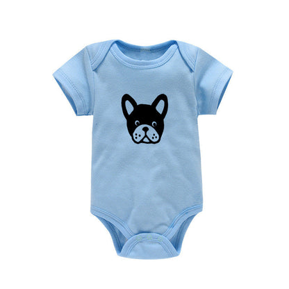 Baby Onesie Dog Print Summer Short Sleeve Bag